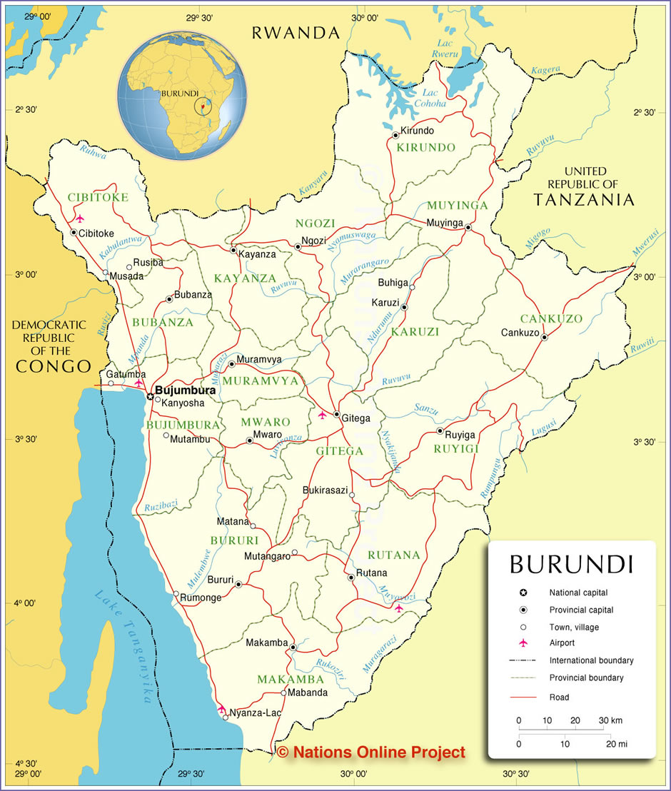 Bururi Map